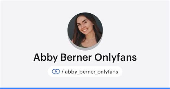 Abby Berner OnlyFans: Exclusive Content & Pics