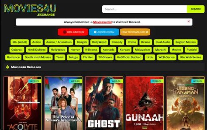 Best Movies & Shows on Movies4U!
