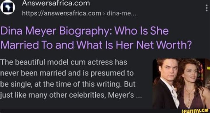 Dina Meyer's Marriage Status: All the Facts Revealed