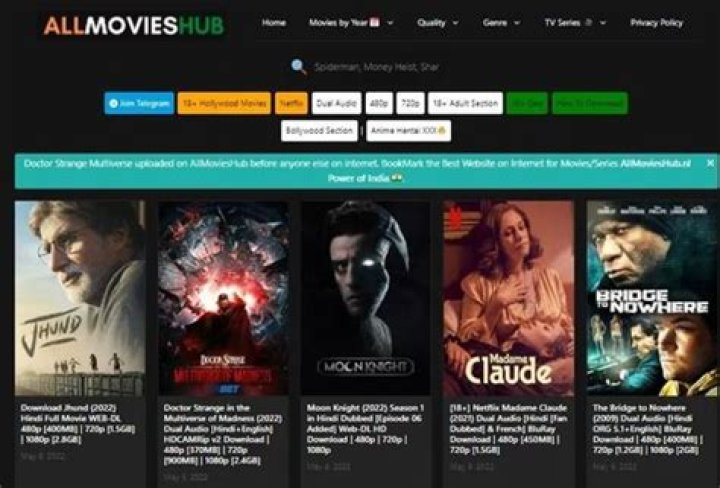 Discover the World of Cinema with AllMoviesHub Watch Online