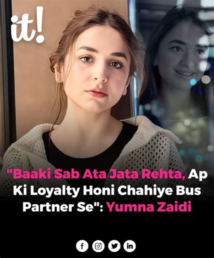 Exploring Yumna Zaidi's Relationships: A Deep Dive into Her Personal Life