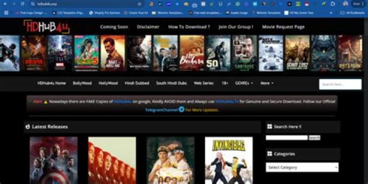 HDHub4U Movies - Latest Releases & Bollywood Blockbusters