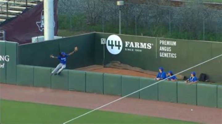 Must See: Texas A&amp;M-CC outfielder defies belief with catch of the year candidate