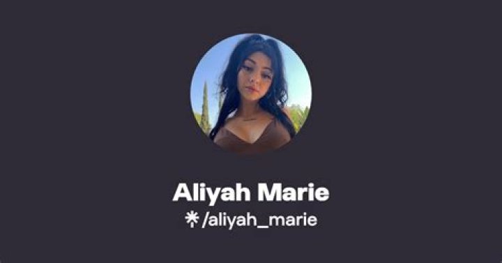 Unveiling the Mystique: A Deep Dive into Aliyah Marie Leaks